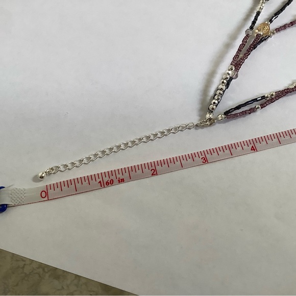 Cookie Lee 5 Strand Multi Colored Necklace - Picture 5 of 6